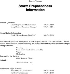 Icon of Storm Preparedness Information 2011